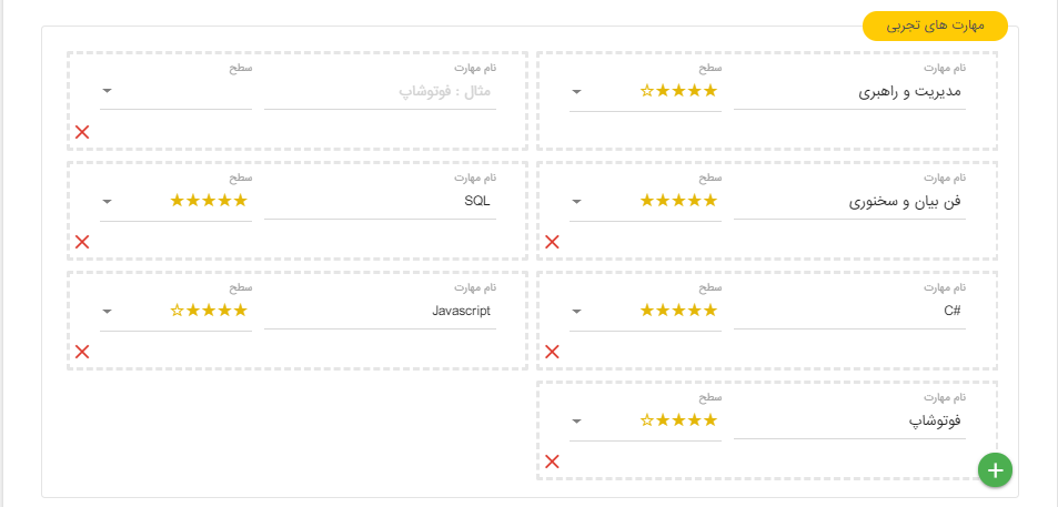 رزومه نویسی